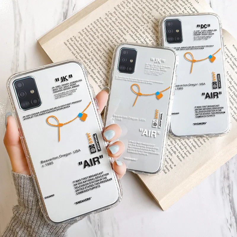 

Transparent Case For Samsung A51 Cases Cute Carcasa On Samsung Galaxy A51 A52 A50 A40 A50S A30S A516 A41 A42 M51 4G 5G Soft Case