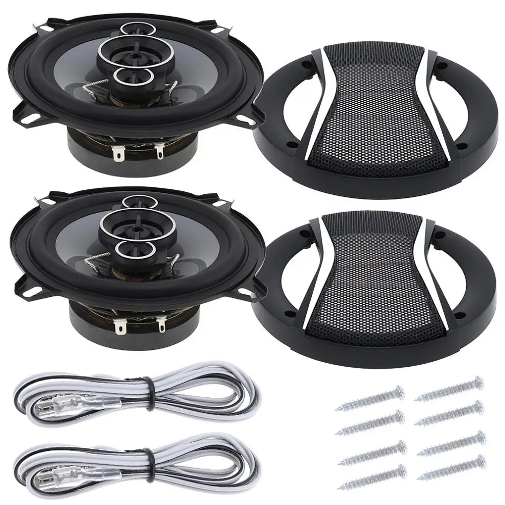 

2pcs 5 Inch 450W Car Coaxial Speaker HiFi Loudspeakers Vehicle Door Auto Audio Music Stereo Full Range Frequency Auto Speakers