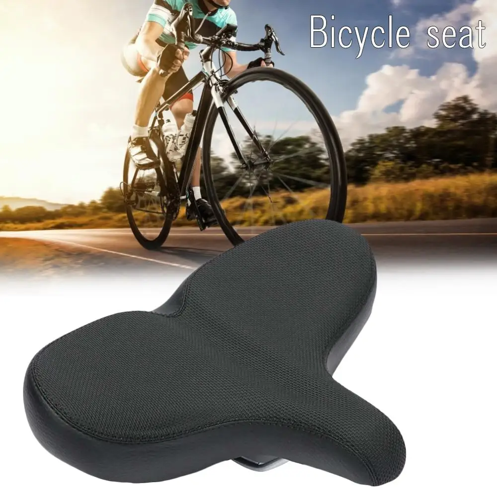 

Big Bum Super Wide Saddle Seat Bicycle Saddle Cycling Road MTB Moutain Bike Wide Soft Pad Comfort Cushion Cycling Bicycle Parts