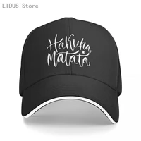 hakuna matata heart print women baseball cap casual funny snapback hat for men brand hip hop trucker cap