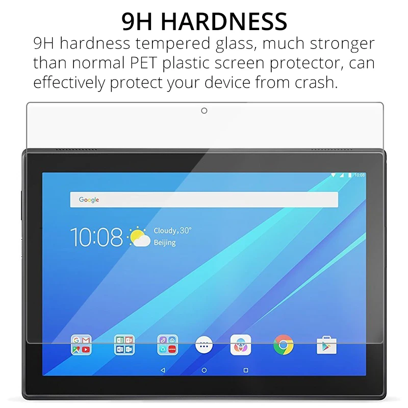 2 шт. 9H взрывозащищенная защитная пленка для экрана lenovo Tab E10 10.1 TB X104F планшет