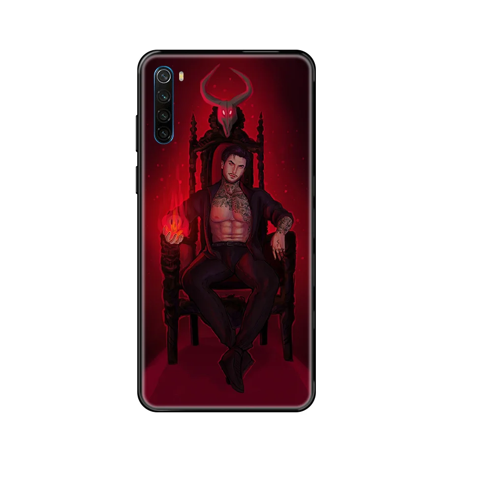 Романтический клубный чехол для телефона Xiaomi Redmi Note S2 4 5 6 7 8 A S X Plus Pro Черный