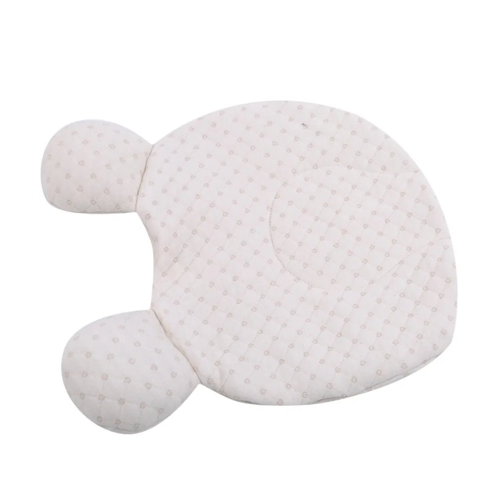 

High Quality Baby Pillow Newborn Baby Supplies 0-1 Years Old Anti-heading Latex Shaped Pillow Cute Colored Cotton Baby Pillow