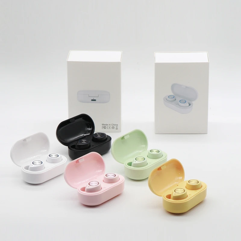 Беспроводные наушники BluWheel TW-60 Touch Control TWS Bluetooth 5.0 In-ear с шумоподавлением для смартфонов Android и iOS.