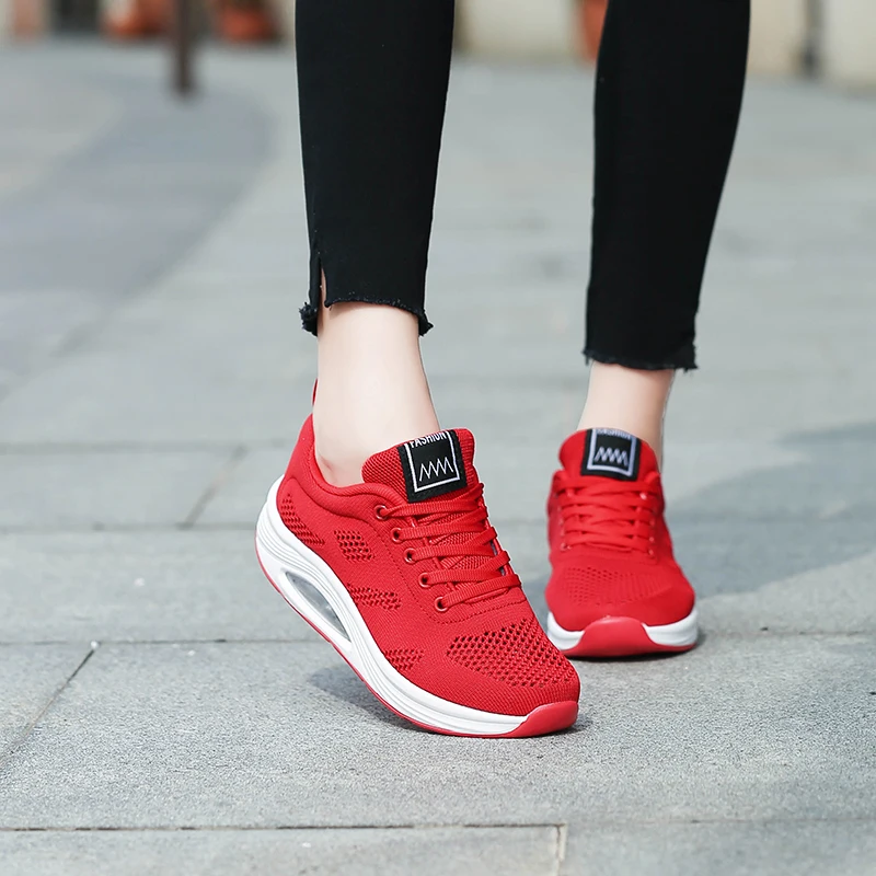 2021 Tennis Shoes For Women Sneakers Flat Sports Summer Lace Up Single Shoes Woman Low Top Light Sport Gym Fitness Shoes