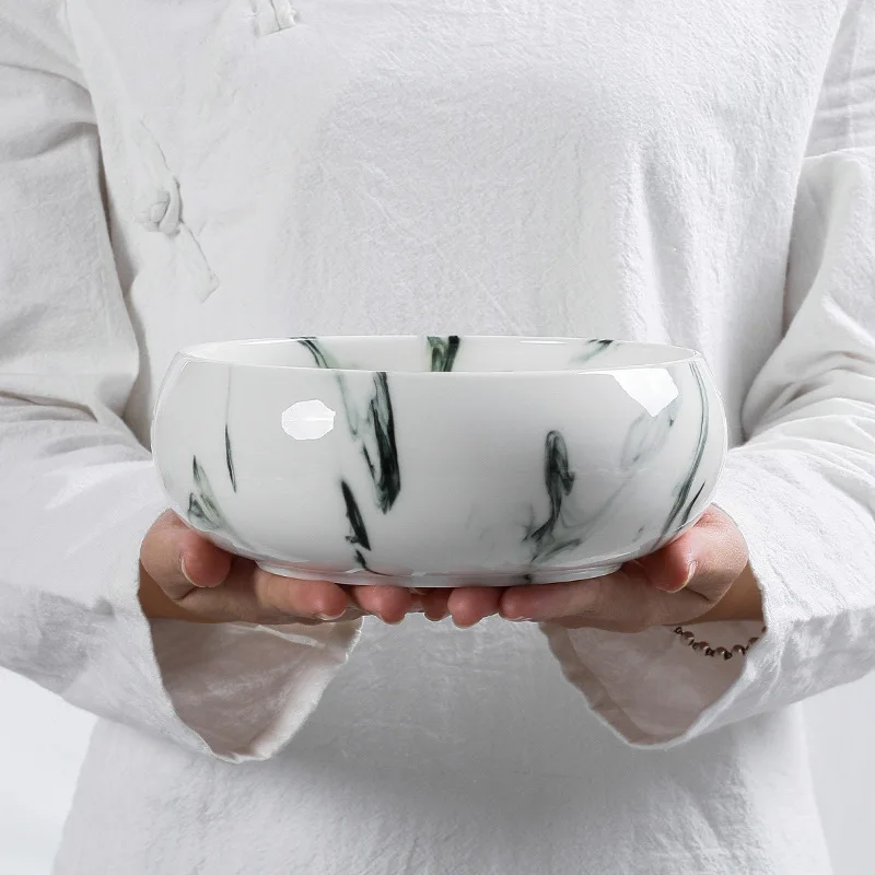 

Керамический контейнер с чернилами ручной росписи, посуда для чая кунг-фу, чайный контейнер, чашка для мытья чая, чашка для мытья чая, кувшин для мытья чая