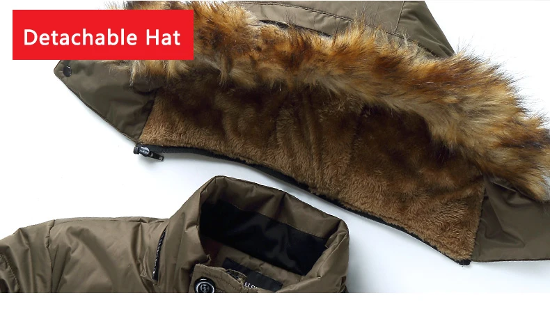 MANTLCONX Men Winter Wool Jackets Coats Thick Cotton Casual Fashion Man Parkas Large Size Jackets Jaqueta Outwear Coat Men