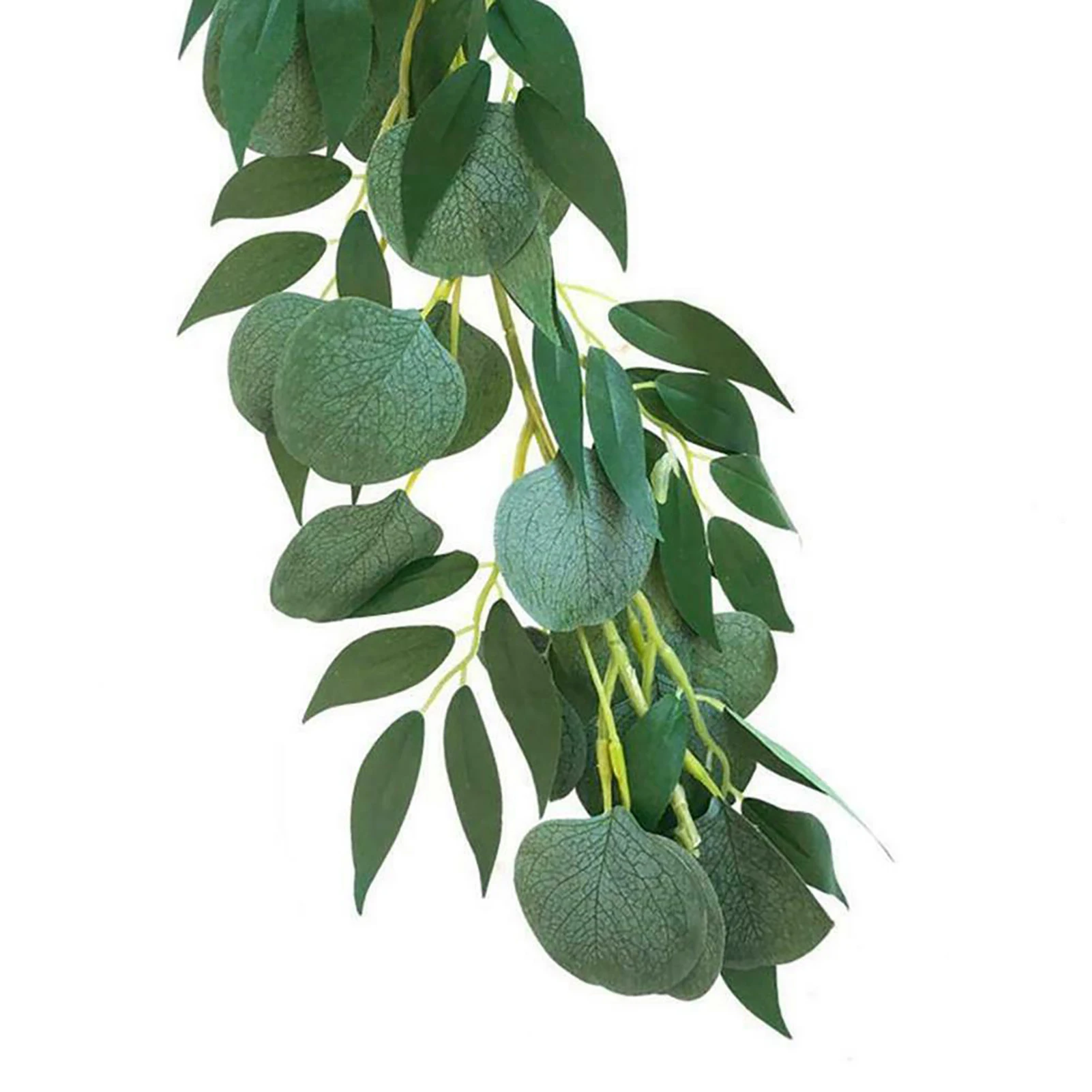 

2m Artificial Eucalyptus Garland Hanging Fake Ivy Leaves Vine Wedding Decor Wedding Christmas New Year Decorations 2021