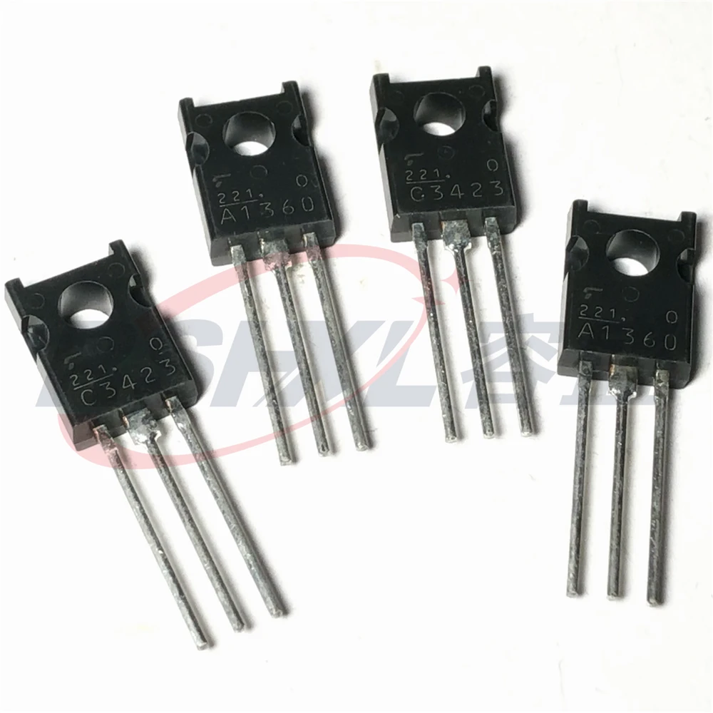 2SA1360/2SC3423 2SA1360 2SC3423 A1360 C3423 TO 126 новый оригинальный 10 шт./лот 5 пар|Транзисторы| |