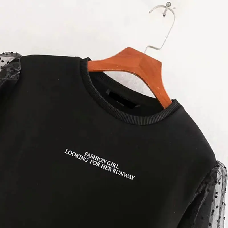 HG Letter Print Pattern Pullover Hoodie Women 2020 Autumn Casual Fashion New Style Temperament All match Clothes ZYQ4227 | Женская