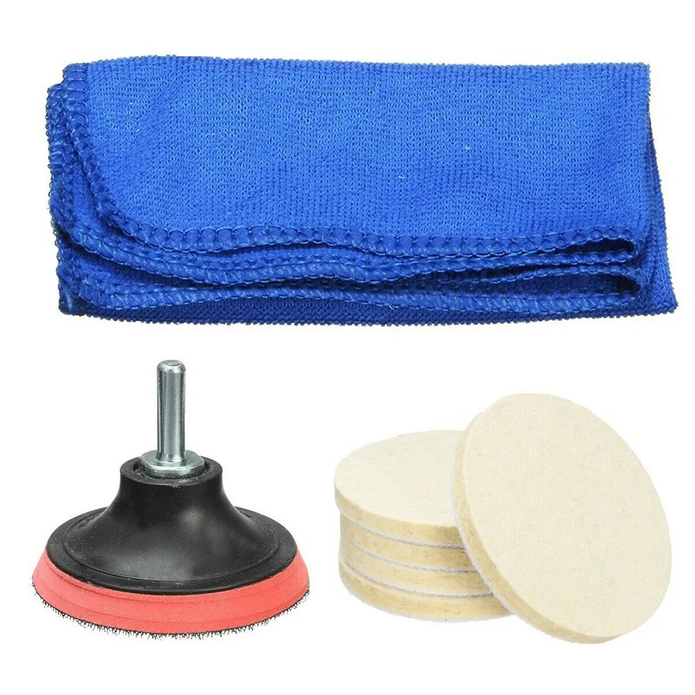 

Car Windscreen Scratch Remover Kits Rayon Felt Polishing Pads For Removing Burrs Rust Dust Car Repair Tool Kit