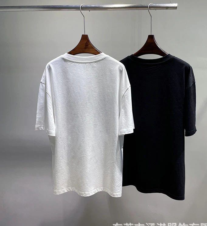 

2021 Summer New Fashion Brand Luxury Design Classic Letter Print Casual Loose Short Sleeve Crew Neck T-shirt Unisex A2