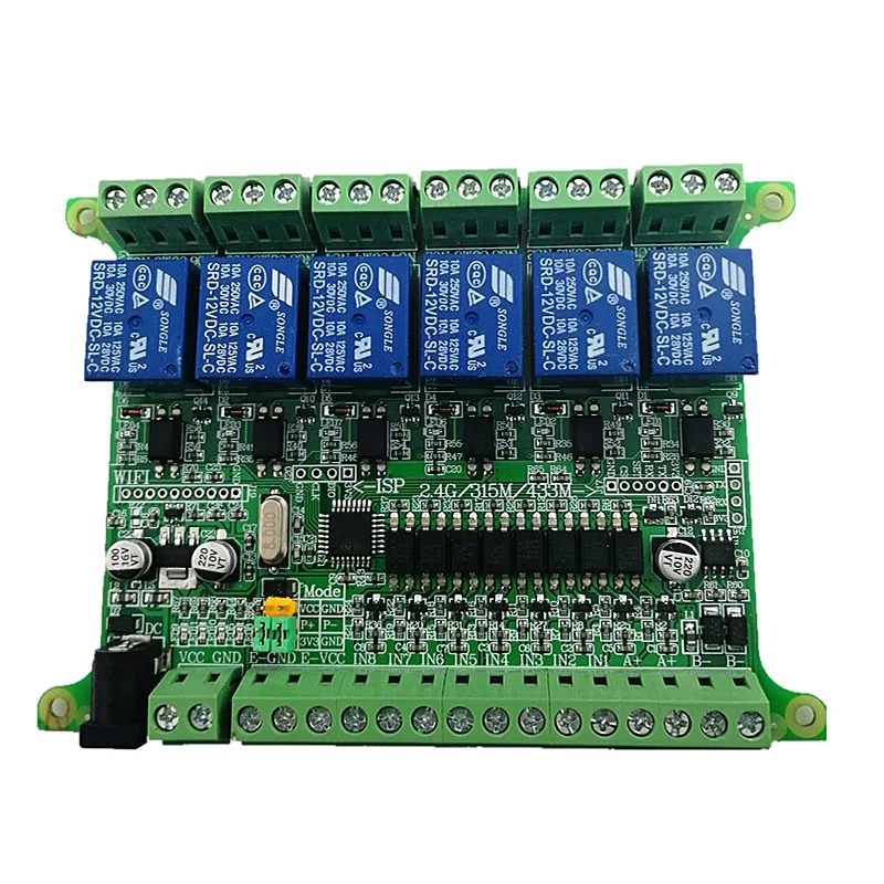 6 канальный триггерный релейный модуль MODBUS RTU RS485 доска 12v для arduino| |