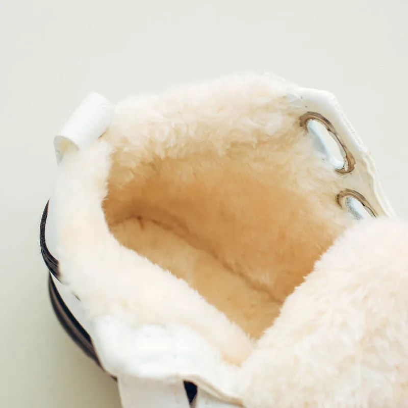 Kids Cotton Winter Boots Shoes Girls Boys Cotton Shoes Plus Cotton Outdoor Velvet Warm Child Keep Warm Shoes Boots Girls Boots