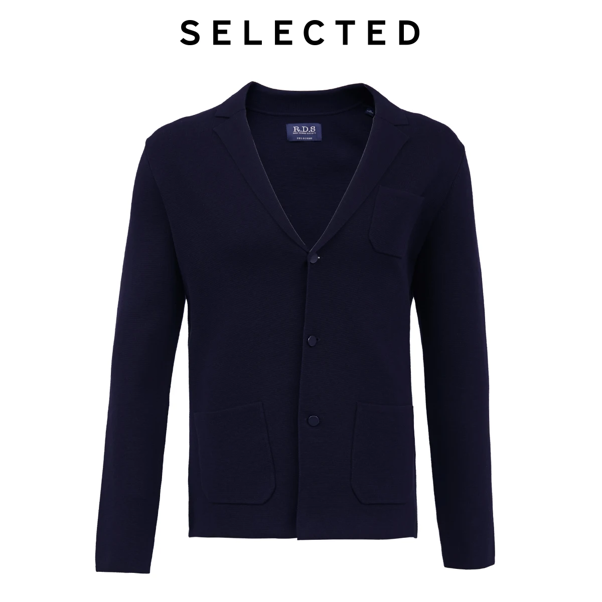 Мужской трикотажный кардиган из эластичного хлопка | Мужская одежда