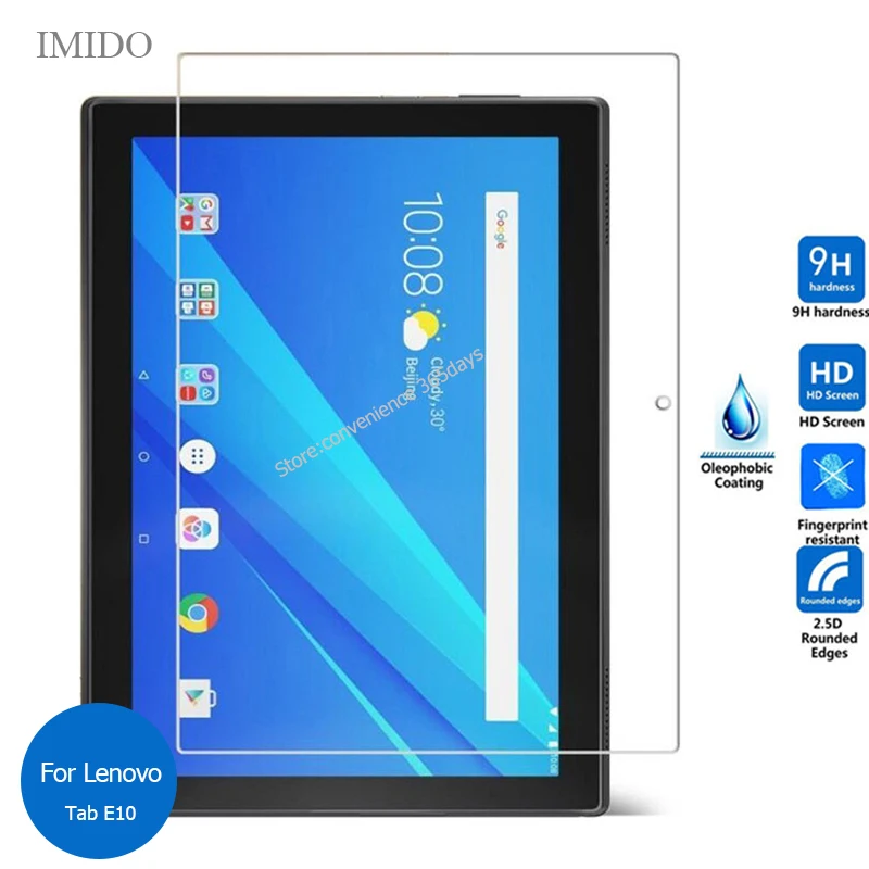 Защитная пленка для экрана Lenovo Tab E10 TB X104F из закаленного стекла 9h защитная на TabE10 E