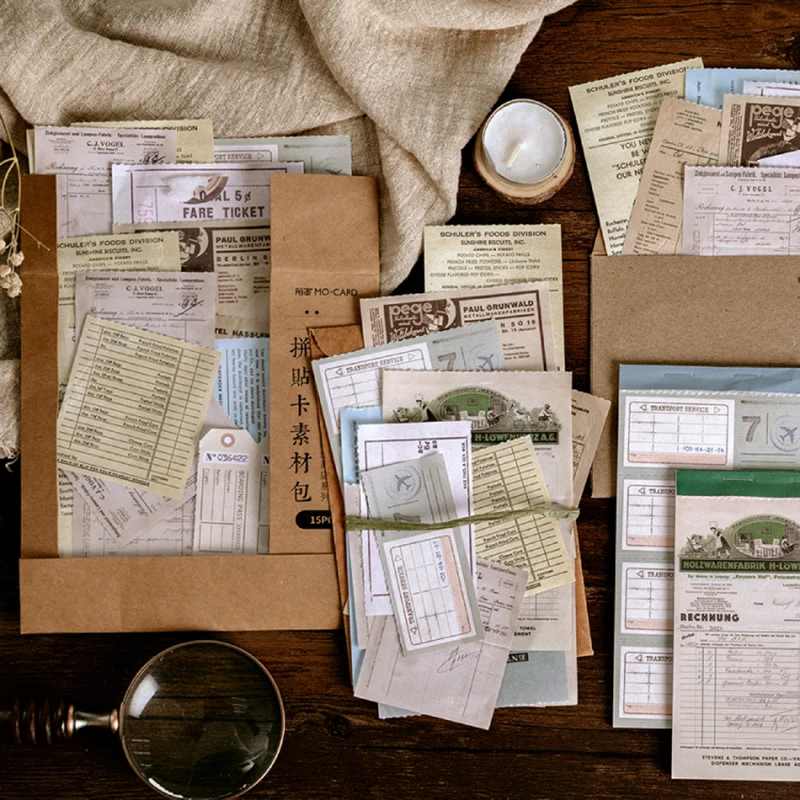 30 листов/партия купон в ретро стиле лист нот материал бумага журнал планировщик