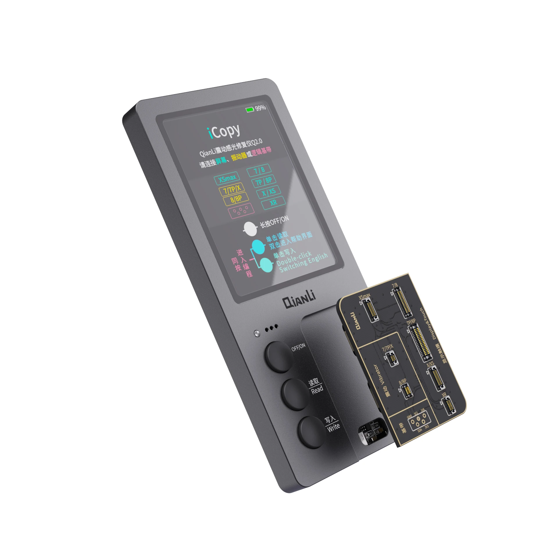 QianLi iCopy Plus программист для iphone ЖК дисплей сенсорный EPROM световые датчики вибратор