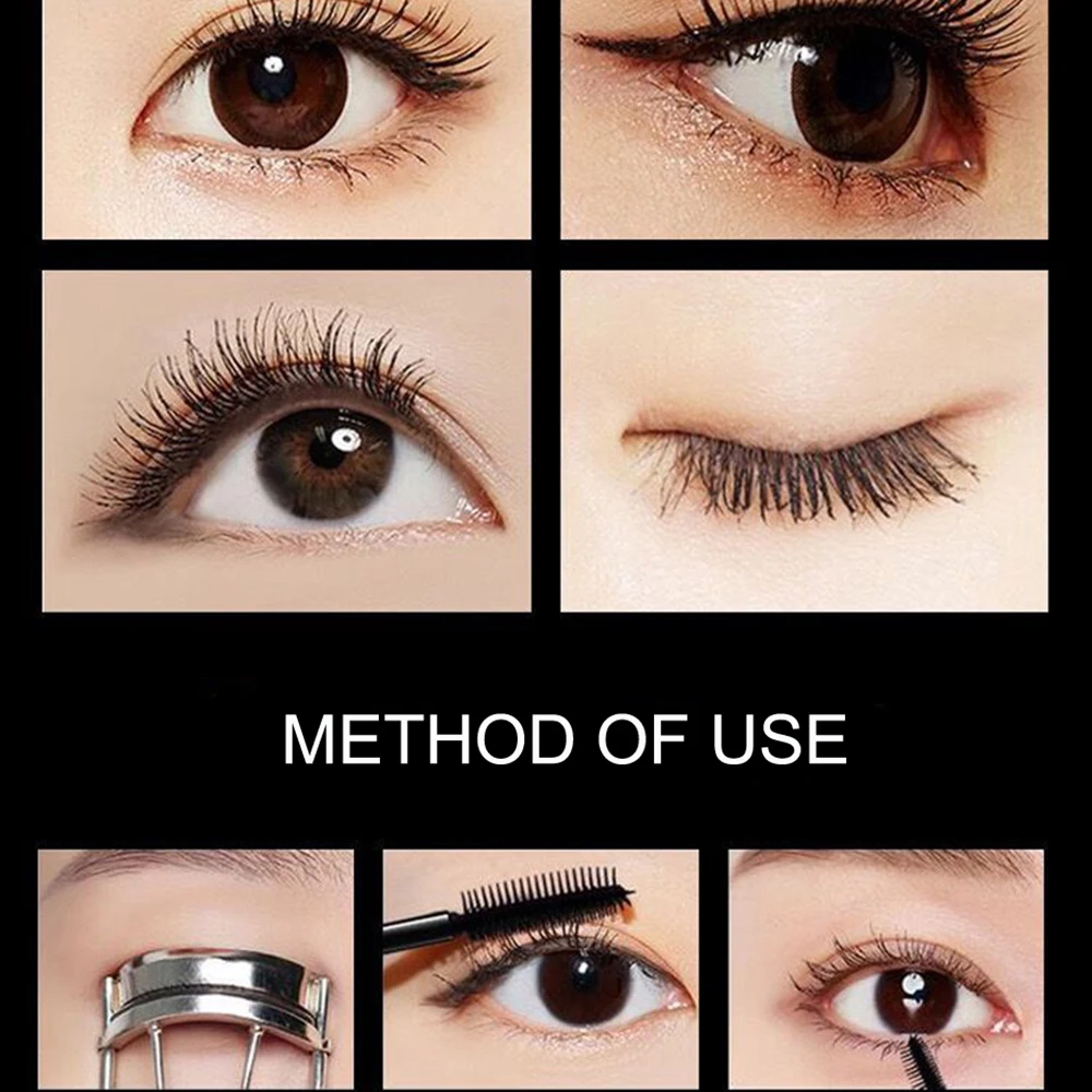 POPFEEL тушь для ресниц Черная Натуральная длинная завивающая водостойкое