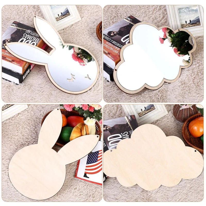 Нордическое детское декоративное зеркало с мультяшным рисунком детская комната