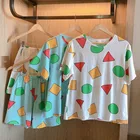 Пижама Sin Chan Мужская пижама Sinchan хлопковые летние короткие комплекты японская Пижама для пар Мужская и женская одежда для сна 2021