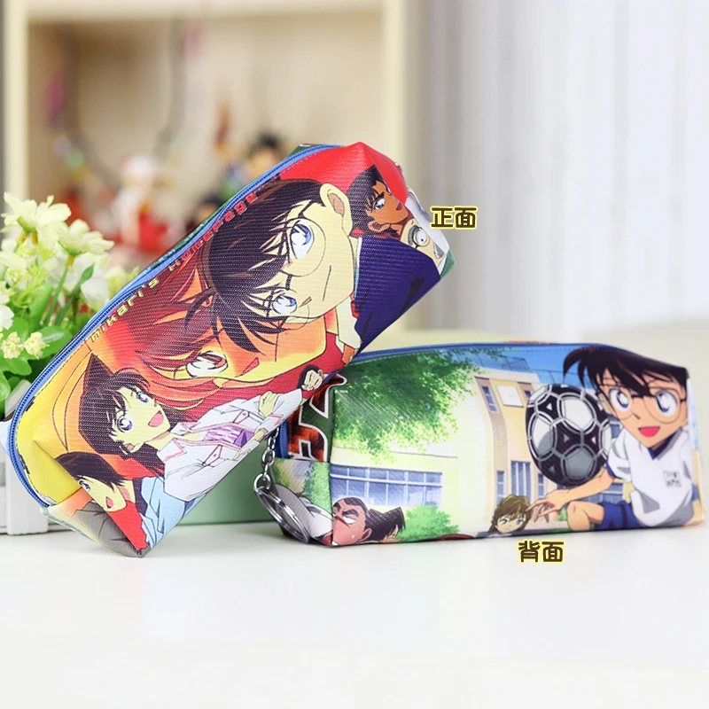 

Anime Detective Conan Zipper Pencil Bag Case Closed Cartoon Character Cosmetic bag