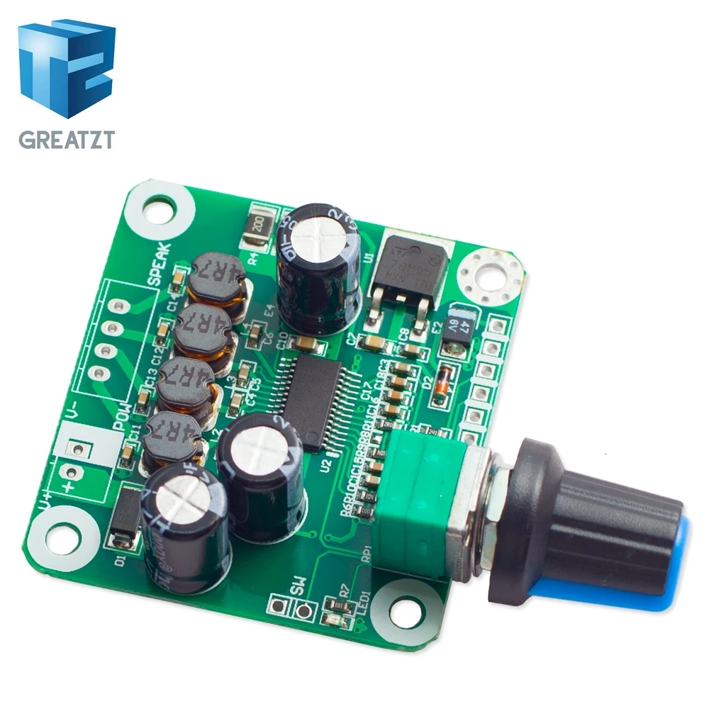 Bluetooth 4,2 TPA3110 15 Вт+ 15 Вт Цифровой стерео аудио Мощность модуль усилителя 12 V-24 V автомобиль для USB Динамик, Портативный Динамик