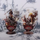 Аниме Фигурка фигурка игрушки атака на титанакрил настольная подставка фигурка Эрен стенд Леви фигурка модель двухсторонняя