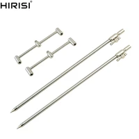 stainless steel carp fishing rod pod with 2 piece bank sticks and 2 piece buzz bars set rod support
