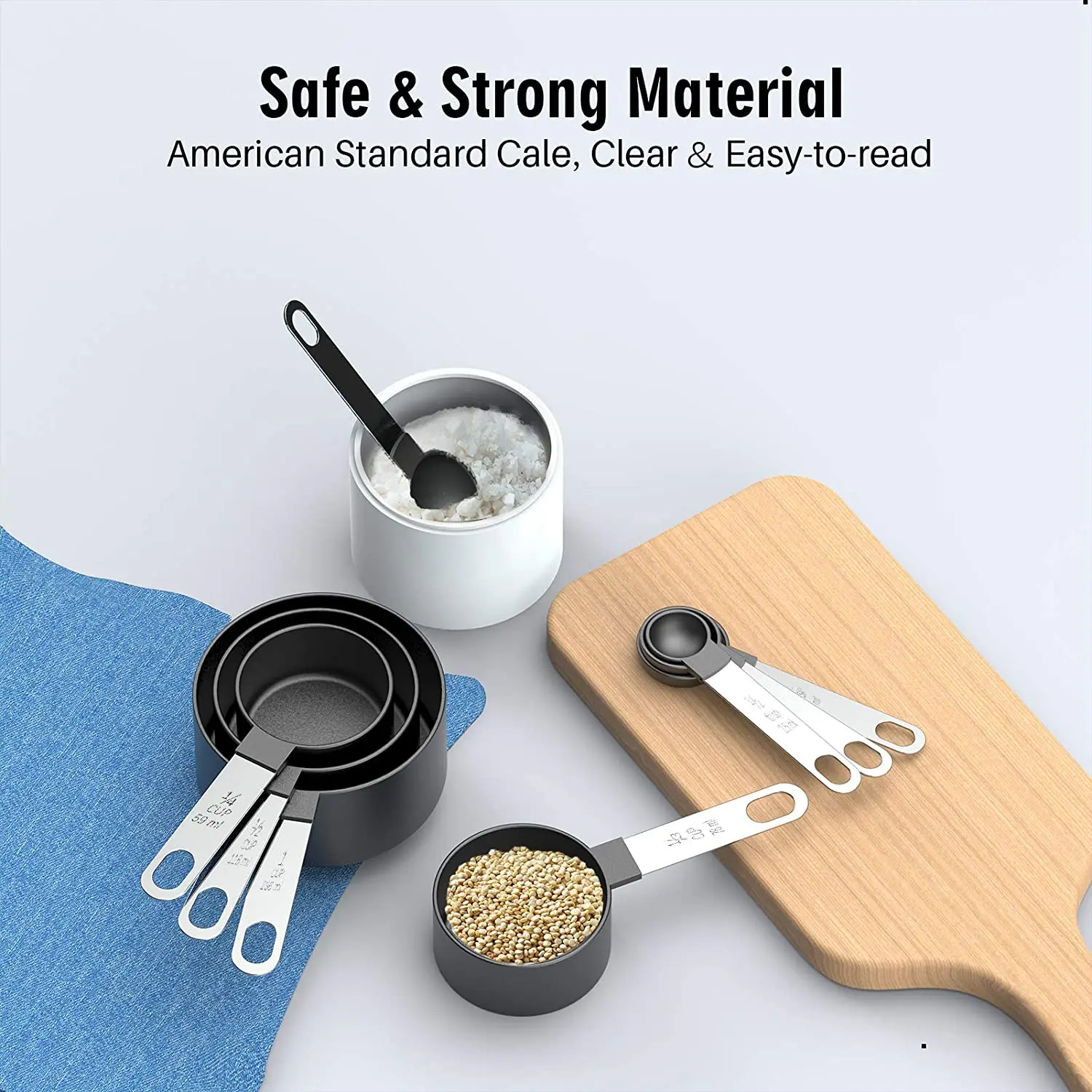 

8 шт., ложки с ручкой из нержавеющей стали