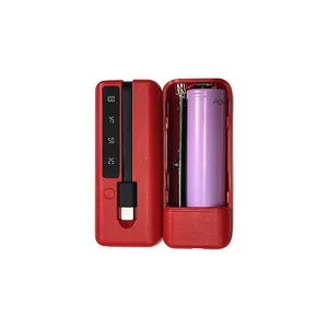 118650187002070021700 battery charger type c usb ports power bank case diy shell kit cell phones powerbank box with cable free global shipping