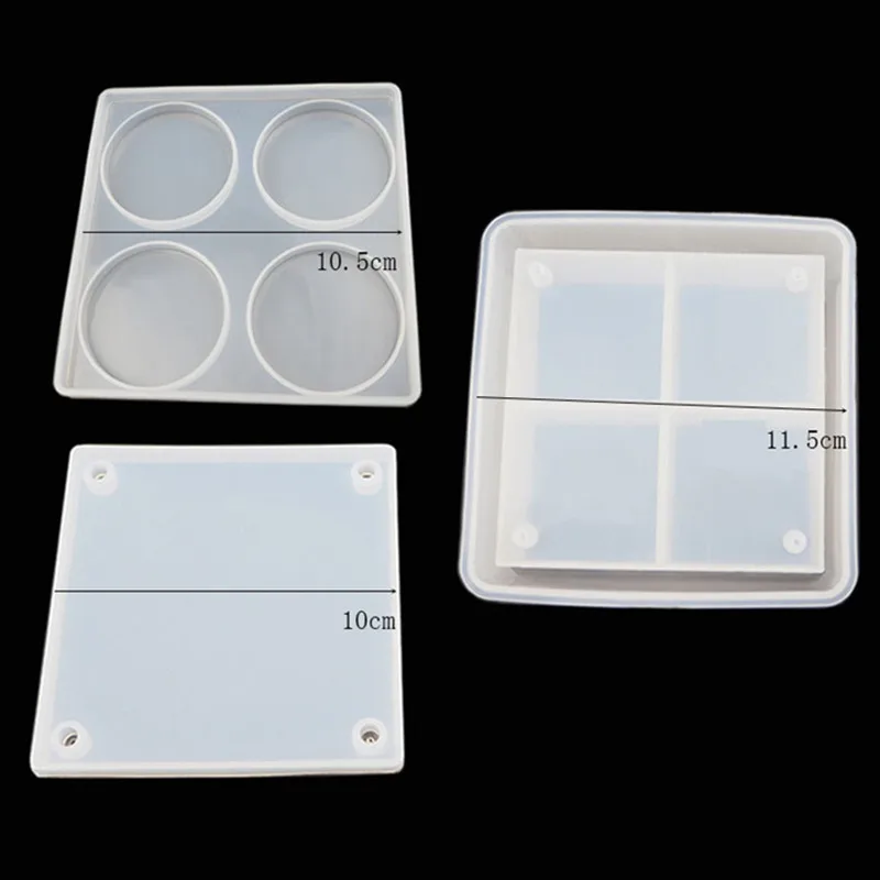 

Domino Crystal Epoxy Mold Multi-layer Storage Box Jewelry Box Silicone Mold Set