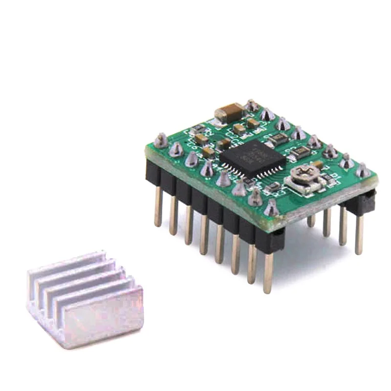 RAMPS 3/4/5/6/7/8Set Reprap A4988 Stepper Motor Driver Module With HeatSink Stepstick Compatible with ramps 1.4 3D Printer Parts |