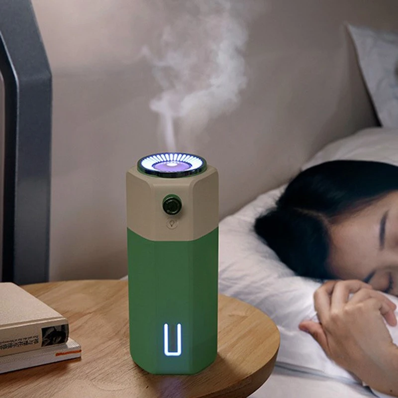 

Portable USB Mini Air Humidifier Rotary Switch Atomizer Home Office Desktop Car Air Freshener Mist Sprayer