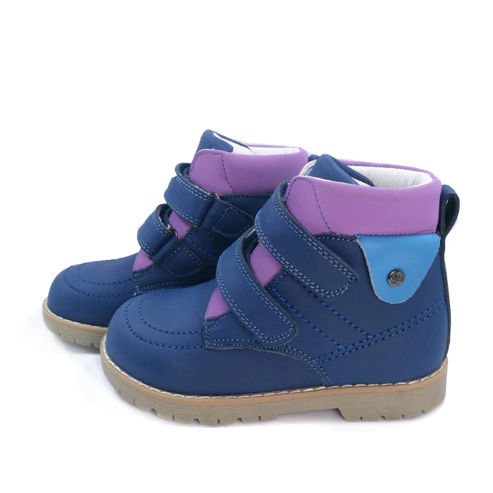 

Children Casual Shoes Boys Nubuck Leather Orthopedic Ankle Boots For Kids Girls Clubfoot Velvet Linning Footwear With Insole