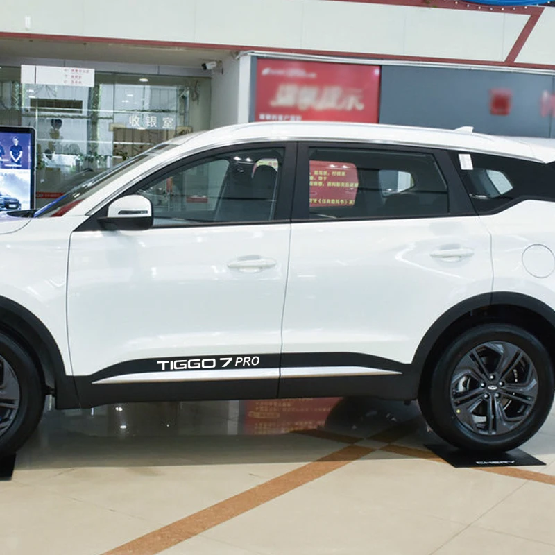 

2pcs Car Side Door Stripes Auto Emblem Stickers Decals Concept For CHERY TIGGO 7 PRO Tuning Styling Accessories