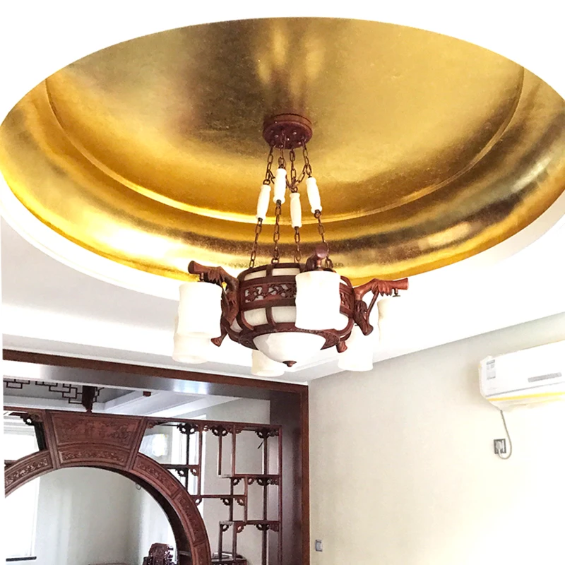 100 шт 14 см имитация золотого листа бумага итальянская медная фольга листы