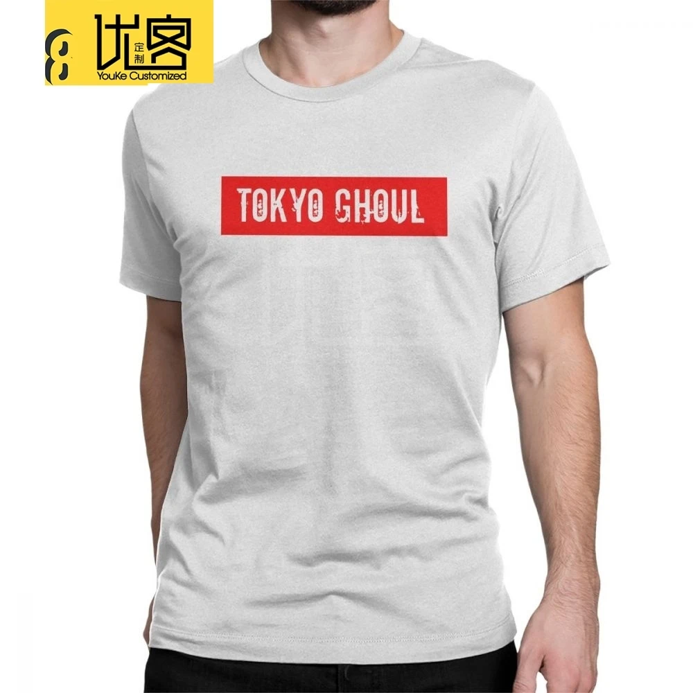Мужская футболка футболки с принтом Гадкий Гуль Anteiku coffee Kaneki Ken Humor коротким