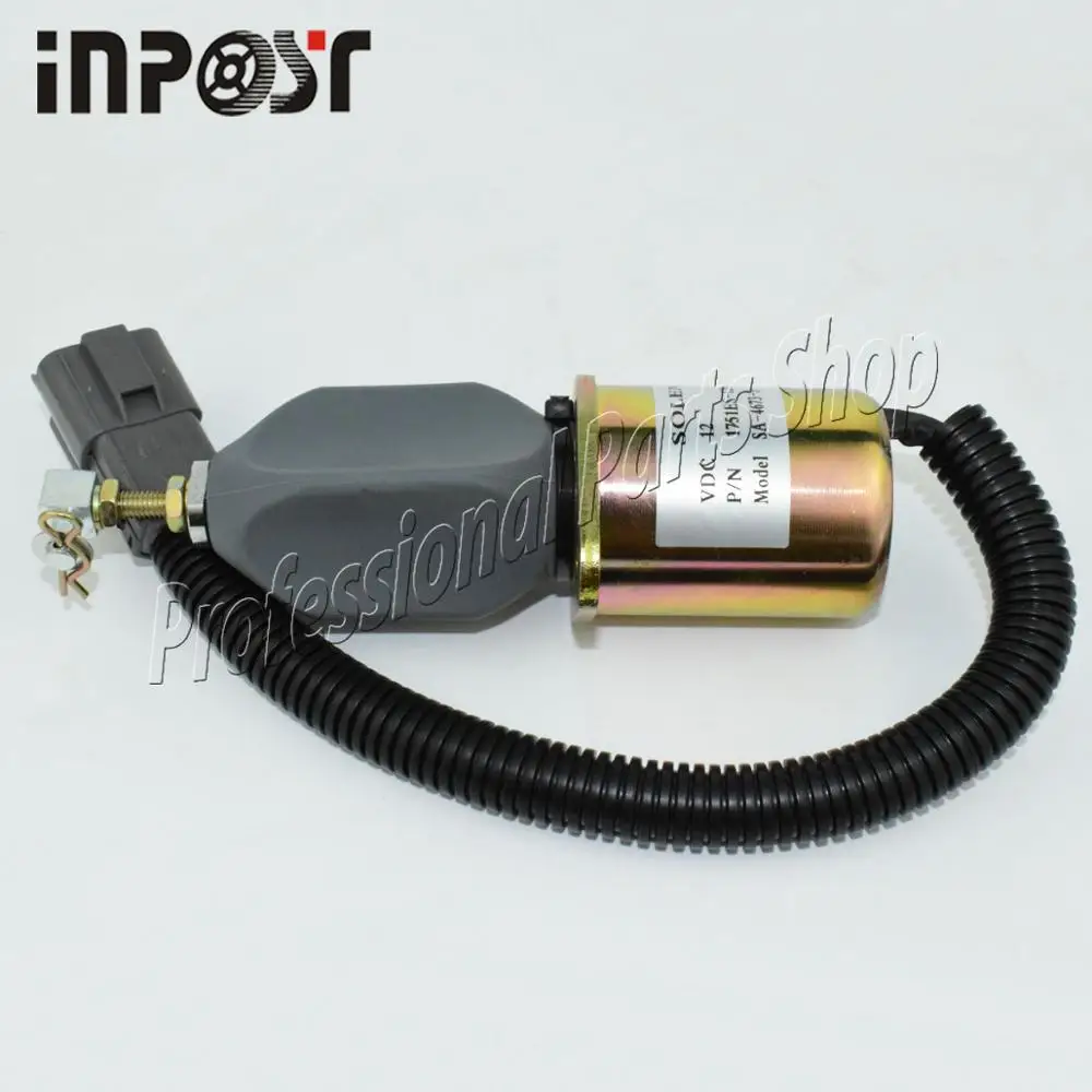 

12V Solenoid 1751ES-12A3UC12B1S For Hyundai Excavator R60-5 Yanmar engine SA-4673-S