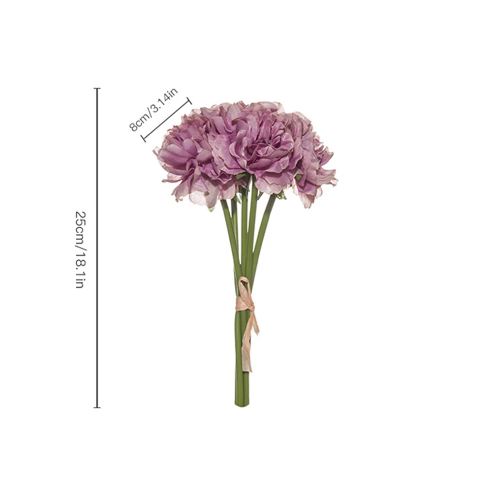 

Artificial Peony Silk Hydrangeas Flowers For Wedding Bouquet Decoration Valentines Day Home Decor Fake Flower Floral Accessories