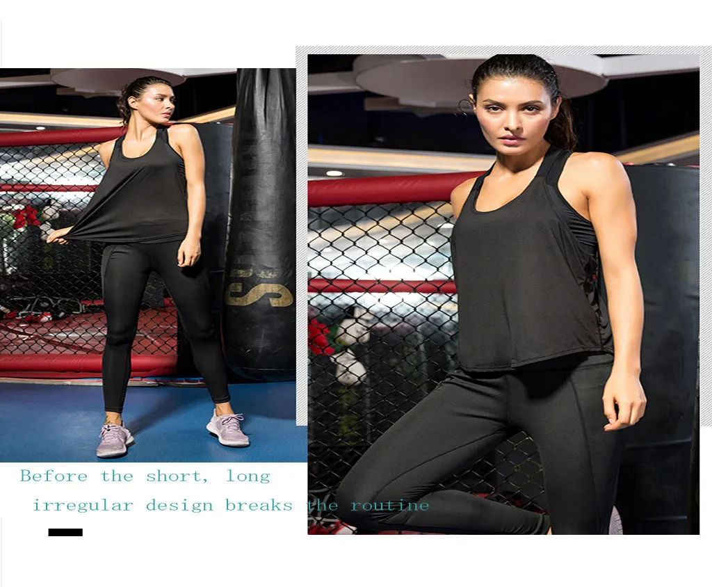 Женский спортивный жилет SAGACE майка без рукавов для йоги эластичная занятий