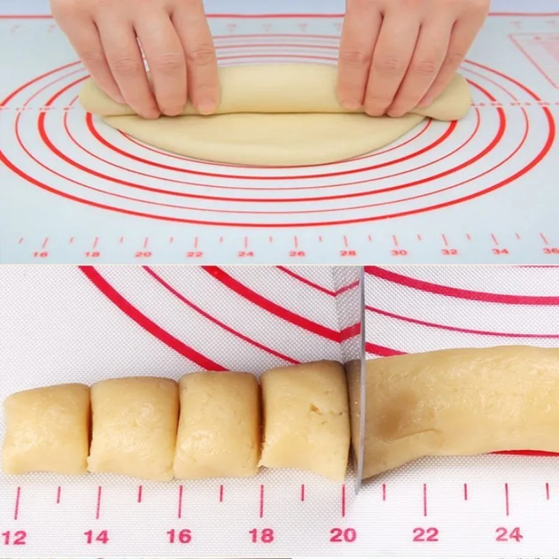 Silicone Baking Mat Pizza Dough Maker Pastry Cooking Tools Utensils Bakeware Kneading Accessories Lot Kitchen Gadgets | Дом и сад