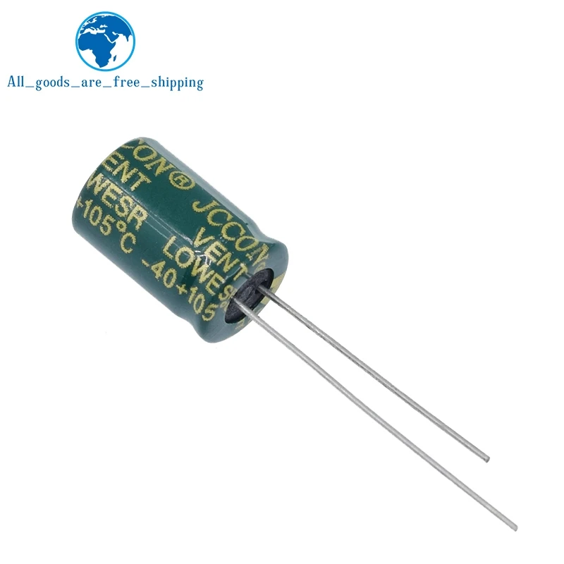 20 шт. высококачественный электролитический конденсатор 2 в 400 мкФ 8*12 мм - купить по