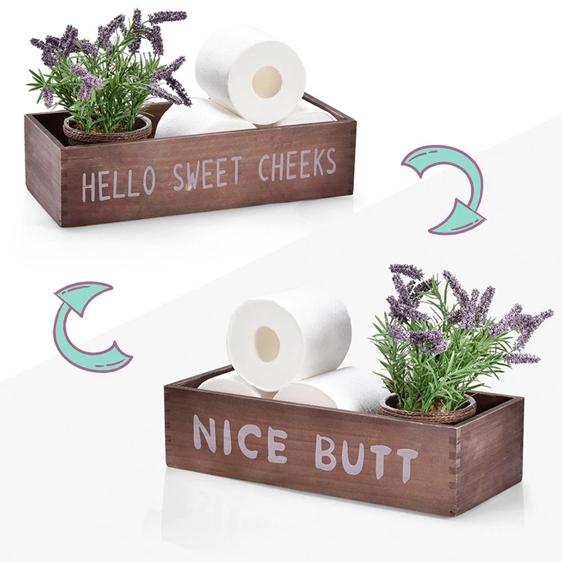 Красивая декоративная коробка для ванной комнаты держатель туалетной бумаги