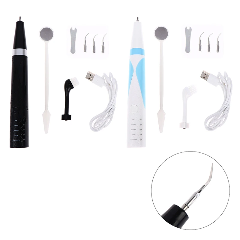 

Portable Ultrasonic Electric Dental Scaler 5 Modes Tooth Calculus Remover Whitening Oral Hygiene Smoke Stains Tartar Cleaner