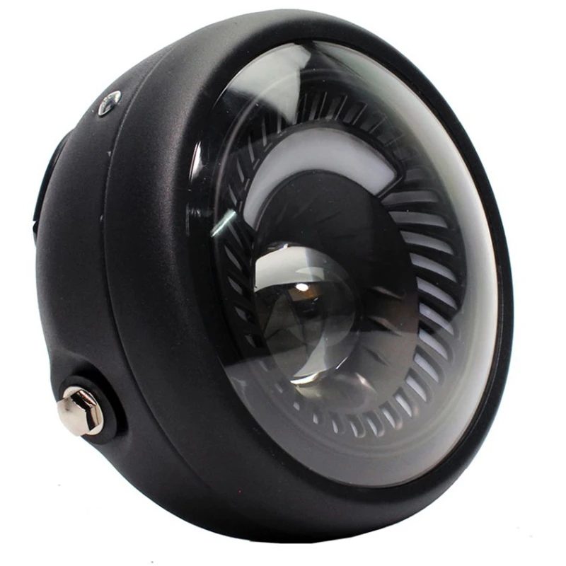 

Motorcycle Modification Accessories Racer Retro Universal LED Protection Headlights Suitable for Honda Yamaha Etc