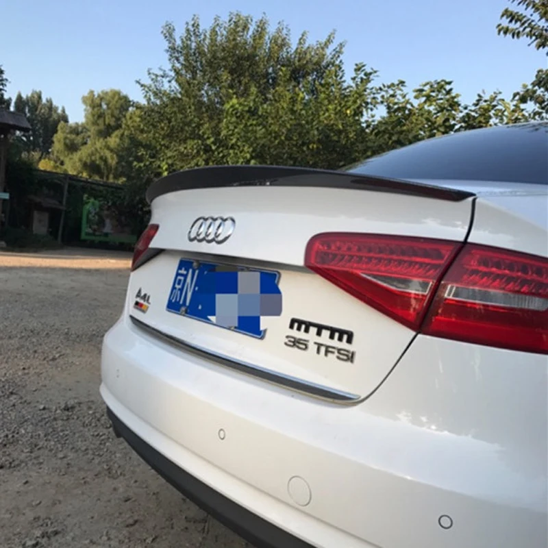Спойлер задний Неокрашенный из АБС пластика для Audi A4 B8 B9 2009 2016|Спойлеры и крылья| |