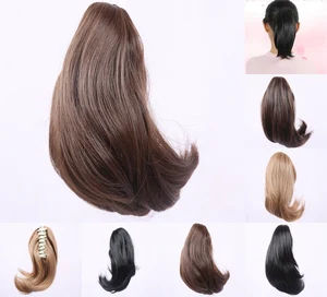 JOY  BEAUTY синтетические волосы с зажимом конский хвост Когти Волосы конский хвост удлинители волос 12 дюймов длинный 5 цветов