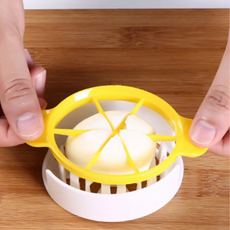 Пластиковый яйцо сплиттер Необычные слайсер многофункциональный домашний