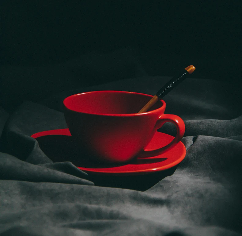 

Creative Frosted Coffee Mugs Ceramic Cute Tea Cup and Saucer Set Japanese Milk Cup Bone China Tasse A Cafe Home Mugs AC50CU